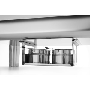 Chafing dish GN 1/1 satin finish - Brand HENDI - Fourniresto