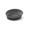 Round Black Bread Basket - 310 mm in Diameter