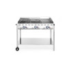 Professional Green Fire Gas Barbecue - 3 burners - HENDI