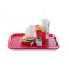 Rectangular Fast-Food Tray Red - 415 x 305 mm