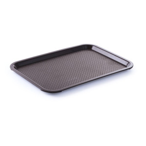 Rectangular Fast Food Tray - Medium 415 x 305 mm - Brown