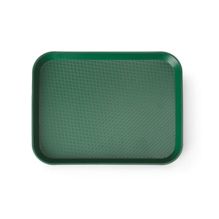 Rectangular Fast Food Tray - Small Size 265 x 345 mm - Green