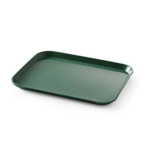 Rectangular Fast Food Tray - Small Size 265 x 345 mm - Green