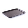 Rectangular Fast Food Tray - Large Size 450 x 350 mm - Brown