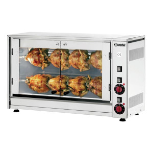 Electric rotisserie for 16 chickens for professional catering