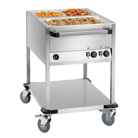 Chariot à Bain-Marie - 2 GN 1/1