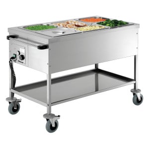 Waterless Bain-Marie Trolley - 3 GN 1/1