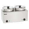 Bain-Marie with 2 x 6.5 Liters Sauce for catering professionals