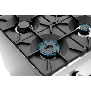 4-burner stove series 900 - Gas Oven GN 2/1 by Bartscher