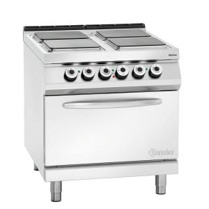 Electric stove with 4 plates - Electric oven GN 2/1 from the brand Bartscher