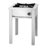 Gas stove on professional feet - 1 burner - 280 mm Bartscher 1050603