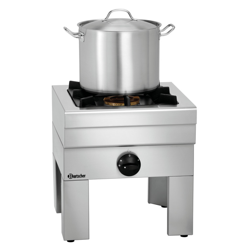Φορητή Εστία Αερίου με Πόδια - 225 mm Bartscher 1059403