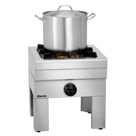 Φορητή Εστία Αερίου με Πόδια - 225 mm Bartscher 1059403