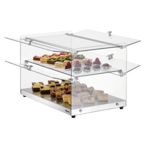 Vitrine de Buffet - 2 niveaux - Bartscher