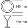 Lave-Vaisselle Professionnel avec Pompe de Vidange - US C500 LP