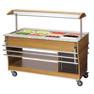 Buffet/Bar à Salades Réfrigéré - 4 x GN 1/1