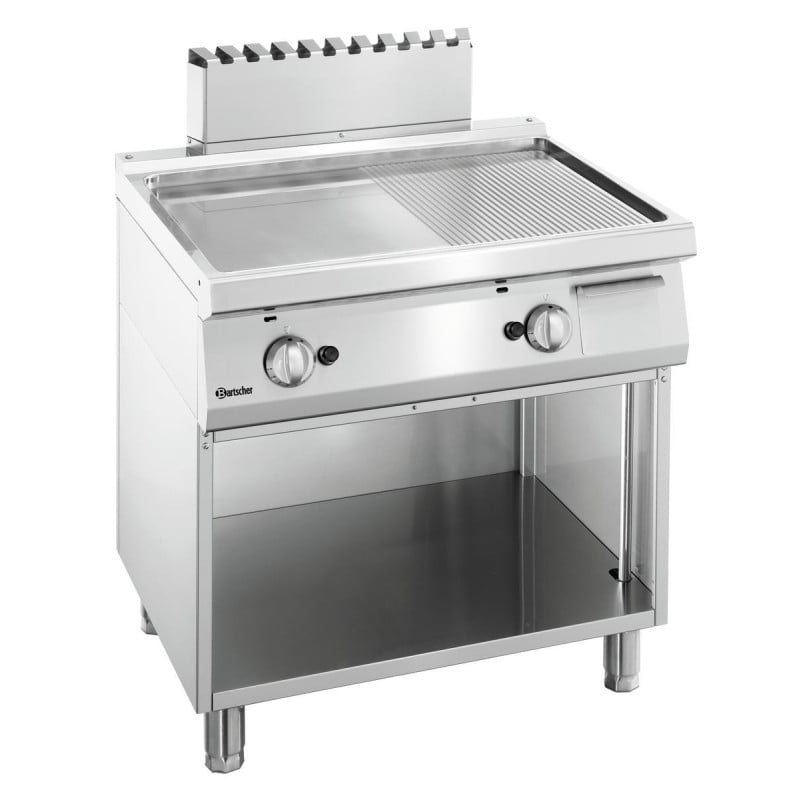 Snack Plate 1/2 Smooth, 1/2 Grooved Width 800 - Gas