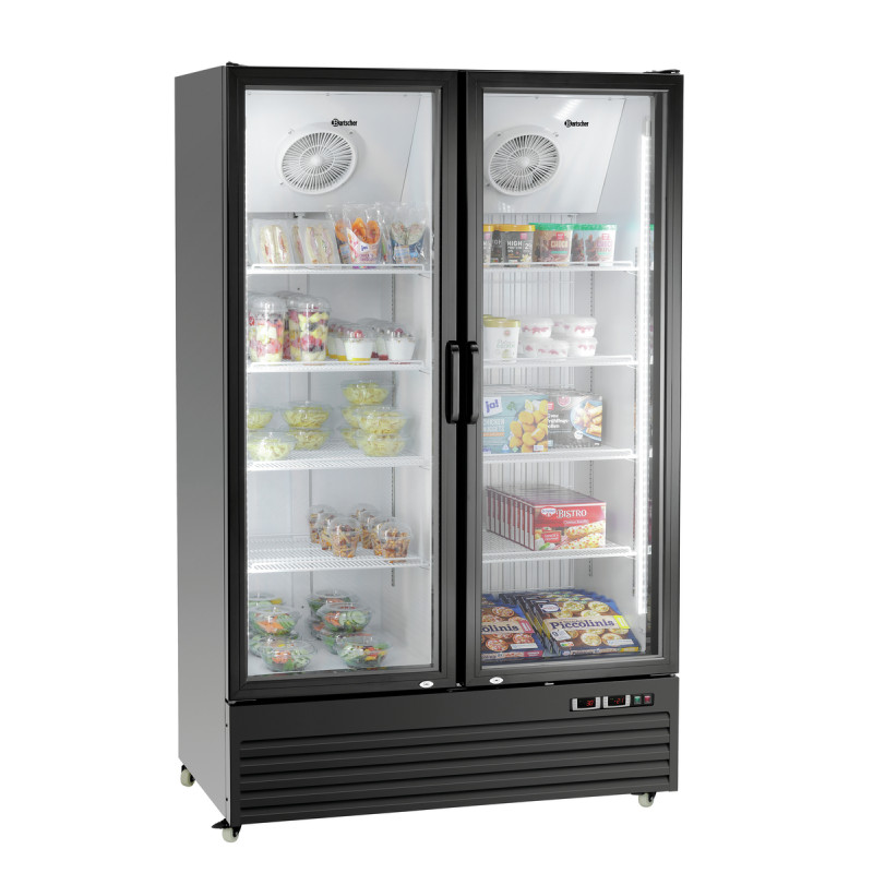 Positive and Negative Refrigerated Cabinet - 2 Glass Doors - 820 L - Bartscher