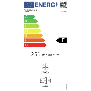 Λευκός Αρνητικός Ψυγείο - 200 L - Bartscher