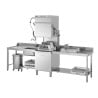 Hood-type dishwasher DS 500 SR Bartscher robust in stainless steel - Professional performance