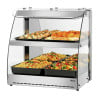 Heated Display Case 5900 2ER Bartscher in Stainless Steel