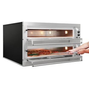 Bartscher Pizza Oven ET205 2BK 1050x1050 - Professional oven 18 pizzas