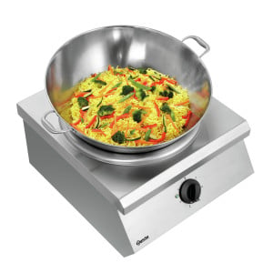 Professional Bartscher wok pan - Stainless steel - 22L