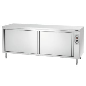 Armoire chauffante inox professionnelle - 2000mm dimensions