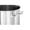 Professional stainless steel stockpot - 11 liters, induction compatible