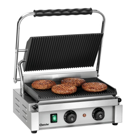 Grill contact Panini-T Bartscher: High-performance contact grill for paninis and sandwiches