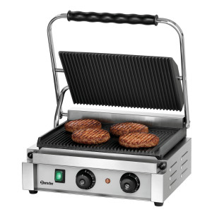 Grill contact Panini-T Bartscher : Υψηλής απόδοσης γκριλ επαφής για πανίνι και σάντουιτς