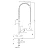 Μίξερ Bartscher 26L-1801B με ντους