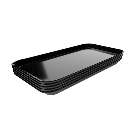 Presentation dish 17S-150x300 in black melamine - Bartscher