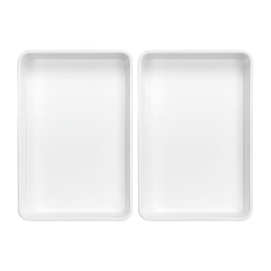 Presentation dish 17W-280x420 in white melamine - Bartscher