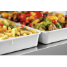 White melamine presentation dish Bartscher - Quality and refinement