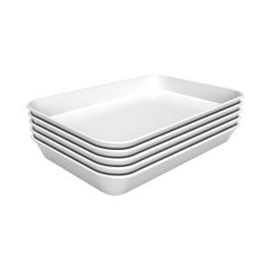 Presentation dish in White Melamine 250x350 mm - Bartscher