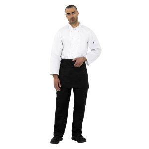 Unisex White Long Sleeve Vegas Chef Jacket - Size L - Whites Chefs Clothing - Fourniresto