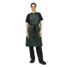 Apron Bib Green Bottle 710 X 970 Mm - Whites Chefs Clothing - Fourniresto