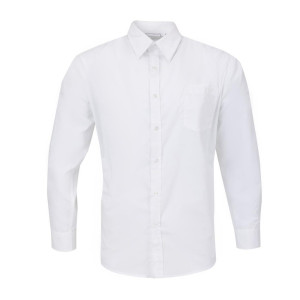 White Unisex Long Sleeve Shirt Uniform Works - Size S - Chef Works - Fourniresto