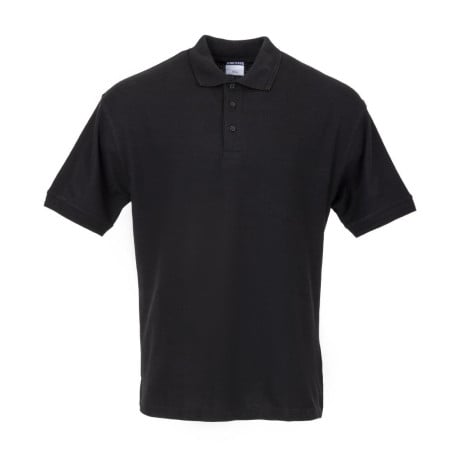 Μπλούζα Polo Unisex Μαύρη - Μέγεθος L - FourniResto - Fourniresto