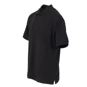 Μπλούζα Polo Unisex Μαύρη - Μέγεθος S - FourniResto - Fourniresto