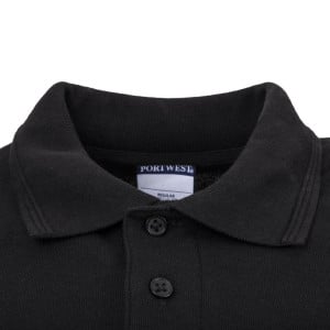 Unisex Black Polo - Size S - FourniResto - Fourniresto