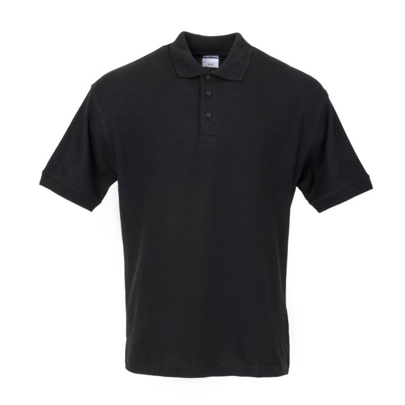 Μπλούζα Polo Unisex Μαύρη - Μέγεθος XL - FourniResto - Fourniresto