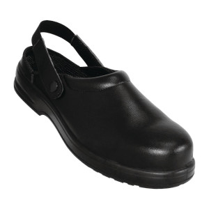 Black Mixed Safety Clogs - Size 43 - Lites Safety Footwear - Fourniresto