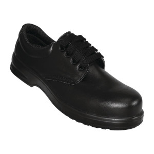 Chaussures De Sécurité À Lacets Noires - Taille 40 - Lites Safety Footwear - Fourniresto