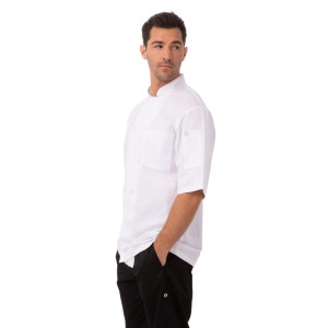 Veste De Cuisine Mixte Blanche Montreal Cool Vent - Taille M - Chef Works - Fourniresto