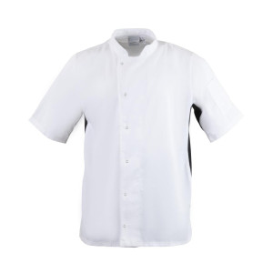 Λευκό μπλούζακι μαγειρικής Nevada - Μέγεθος S - Whites Chefs Clothing - Fourniresto