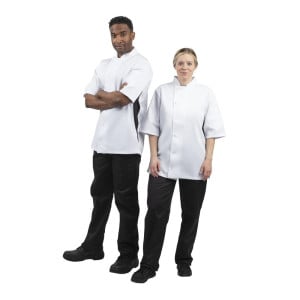 White Nevada Unisex Kitchen Jacket - Size XL - Whites Chefs Clothing - Fourniresto