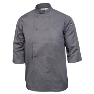 Σακάκι Κουζίνας Γκρι Unisex - Μέγεθος M - Chef Works - Fourniresto