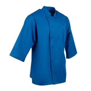 Veste De Cuisine Mixte Bleue - Taille M - Chef Works - Fourniresto